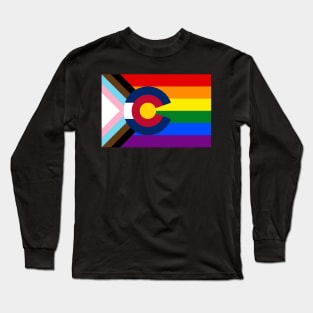 Colorado Progress Flag Long Sleeve T-Shirt